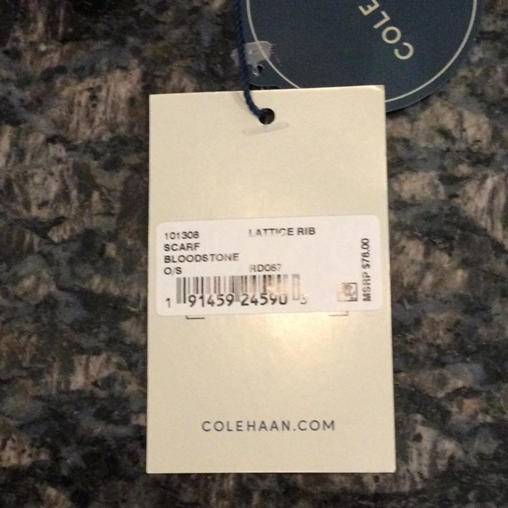 Cole Hahn Burgundy Scarf - Picture 13 of 13
